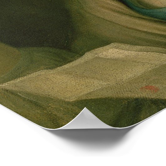 Portrait einer Frau 3 Poster (Ecke)