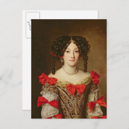 Portrait einer Frau 3 Postkarte (Vorne/Hinten)