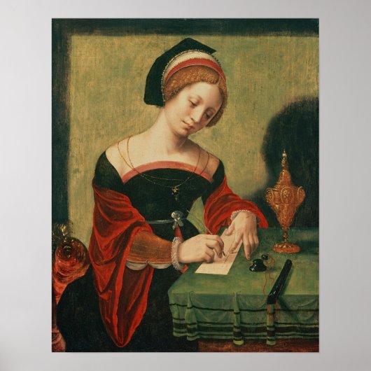 Portrait einer Frau als Magdalen Poster (Vorne)
