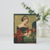 Portrait einer Frau als Magdalen Postkarte (Stehend Vorderseite)