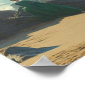 Portrait einer Frau am Feuer Poster (Ecke)