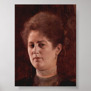 Portrait einer Frau — Gustav Klimt (1894) Poster