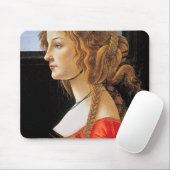 Portrait einer Frau, Sandro Botticelli Mousepad (Mit Mouse)