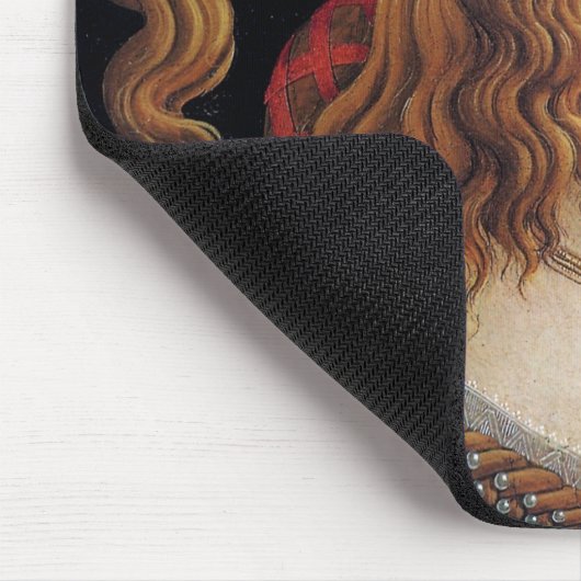 Portrait einer Frau, Sandro Botticelli Mousepad (Ecke)