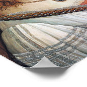 Portrait einer Frau, Sandro Botticelli Poster (Ecke)