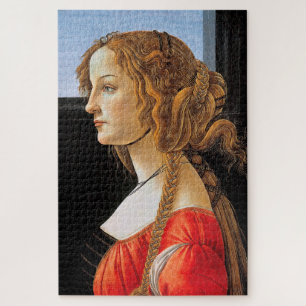 Portrait einer Frau, Sandro Botticelli Puzzle
