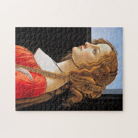Portrait einer Frau, Sandro Botticelli Puzzle (Horizontal)