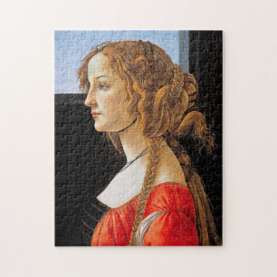 Portrait einer Frau, Sandro Botticelli Puzzle