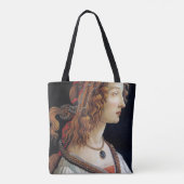 Portrait einer Frau, Sandro Botticelli Tasche (Rückseite)