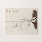 Portrait einer Frau von Egon Schiele Puzzle (Horizontal)