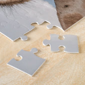 Portrait einer Giraffe Puzzle (Seite)