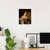 Portrait einer jungen Dame Poster (Heimbüro)