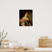 Portrait einer jungen Dame Poster (Küche)