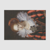 Portrait einer jungen Frau (1620), Paulus Moreelse Seidenpapier (Vorderseite)