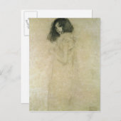 Portrait einer jungen Frau, 1896-1897 Postkarte (Vorne/Hinten)