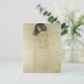 Portrait einer jungen Frau, 1896-1897 Postkarte (Stehend Vorderseite)
