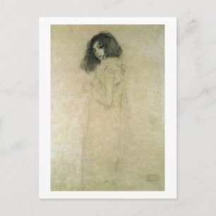 Portrait einer jungen Frau, 1896-1897 Postkarte