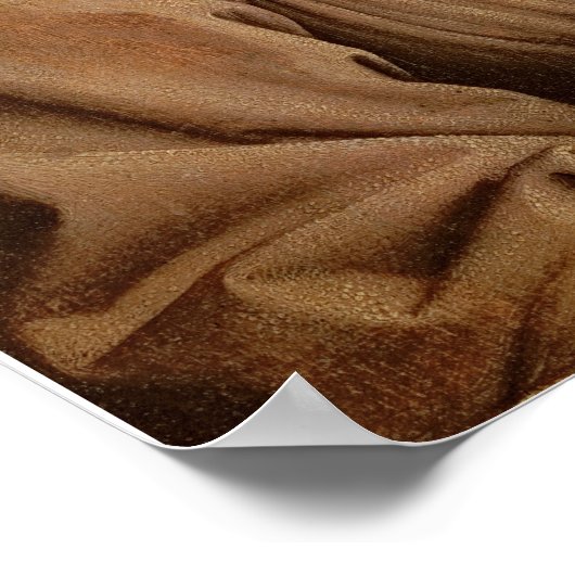 Portrait einer jungen Frau in einem innigen Hut, c Poster (Ecke)