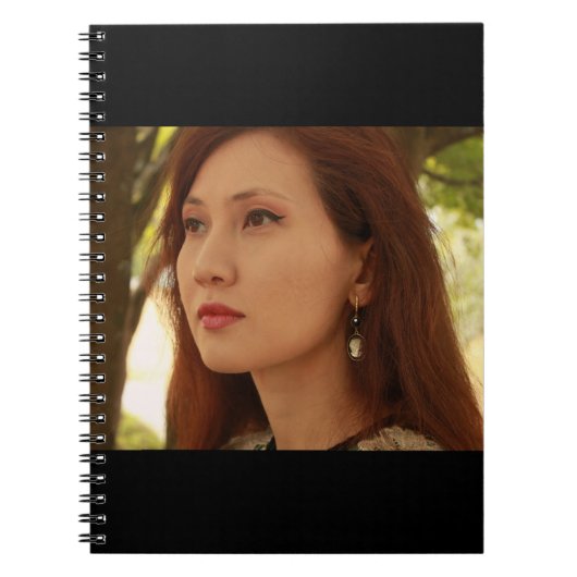 Portrait einer jungen Frau Notizblock (Vorderseite)