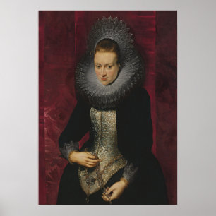 Portrait einer jungen Frau Poster