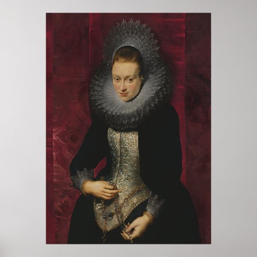 Portrait einer jungen Frau Poster (Vorne)