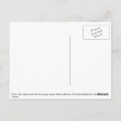 Portrait einer jungen Frau Postkarte (Rückseite)