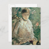 Portrait einer jungen Frau Postkarte (Vorne/Hinten)