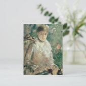 Portrait einer jungen Frau Postkarte (Stehend Vorderseite)