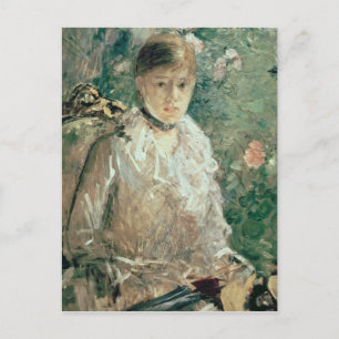 Portrait einer jungen Frau Postkarte