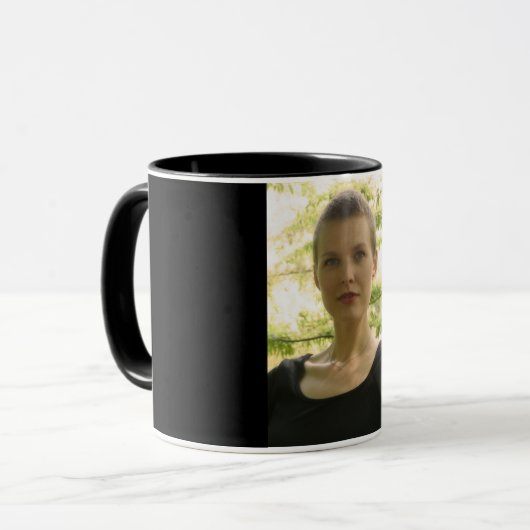 Portrait einer jungen Frau Tasse (Vorderseite Links)