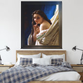 Portrait einer jungen Frau von Pierre Auguste Cot Leinwanddruck (Insitu (Schlafzimmer))