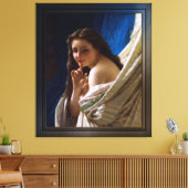 Portrait einer jungen Frau von Pierre Auguste Cot Leinwanddruck (Insitu (Wohnzimmer))