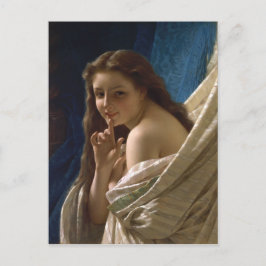 Portrait einer jungen Frau von Pierre Auguste Cot Postkarte