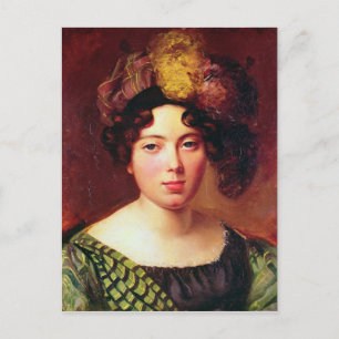 Portrait einer jungen schottischen Frau Postkarte