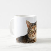 Portrait einer Katze Kaffeetasse (Vorderseite Links)