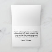 Portrait einer Katze Karte (Innenseite)