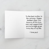 Portrait einer Katze Karte (Innenseite)