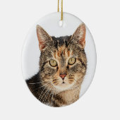 Portrait einer Katze Keramik Ornament (Rechts)