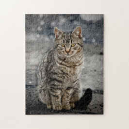 Portrait einer Katze Puzzle