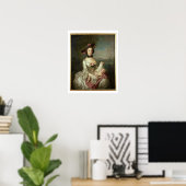 Portrait einer Lady, angeblich Elisabeth, Ehefrau Poster (Heimbüro)