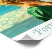 Portrait einer Lady on Fire Painted Poster (Ecke)