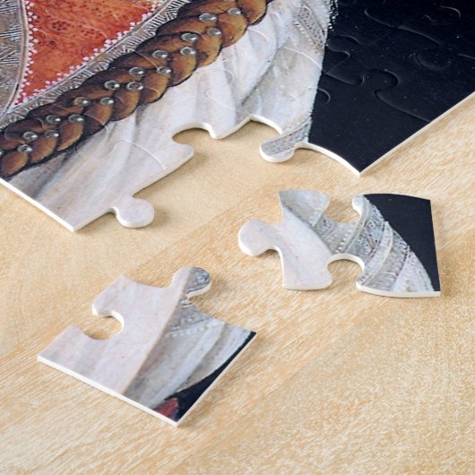 Portrait einer Lady, Sandro Botticelli Puzzle (Seite)