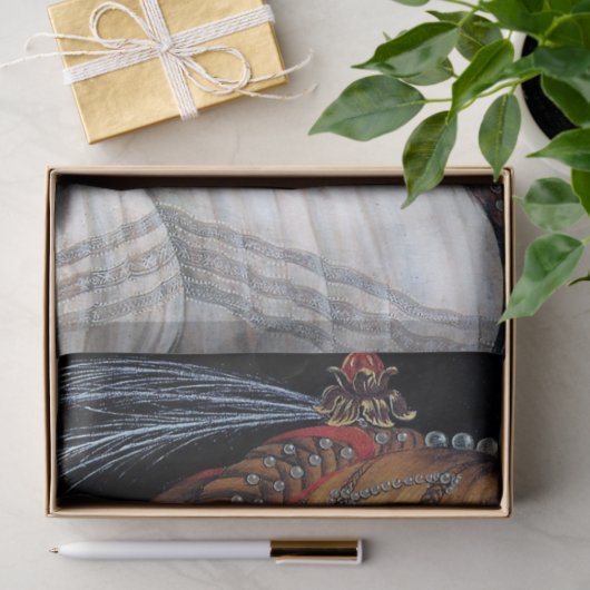 Portrait einer Lady, Sandro Botticelli Seidenpapier (Geschenk)