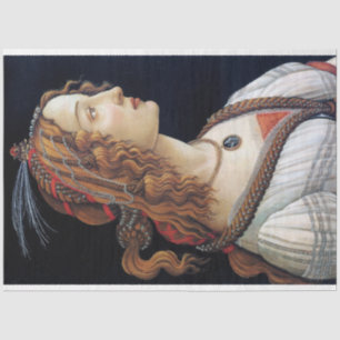 Portrait einer Lady, Sandro Botticelli Seidenpapier
