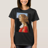 Portrait einer Lady, Sandro Botticelli T-Shirt (Vorderseite)