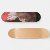 Portrait einer Lady (von Elin Danielson-Gambogi) Skateboard (Horizontal)