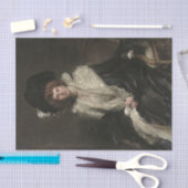 Portrait einer Lady von Hugh de Twenebrokes Seidenpapier (Handwerk)