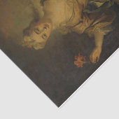 Portrait einer Lady von Nicolas de Largilliere Seidenpapier (Ausschnitt)