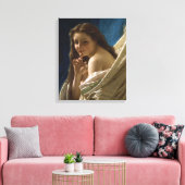 Portrait einer leidenschaftlichen jungen Lady Leinwanddruck (Insitu (Wohnzimmer))