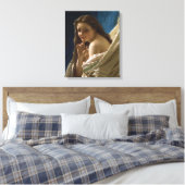 Portrait einer leidenschaftlichen jungen Lady Leinwanddruck (Insitu (Schlafzimmer))